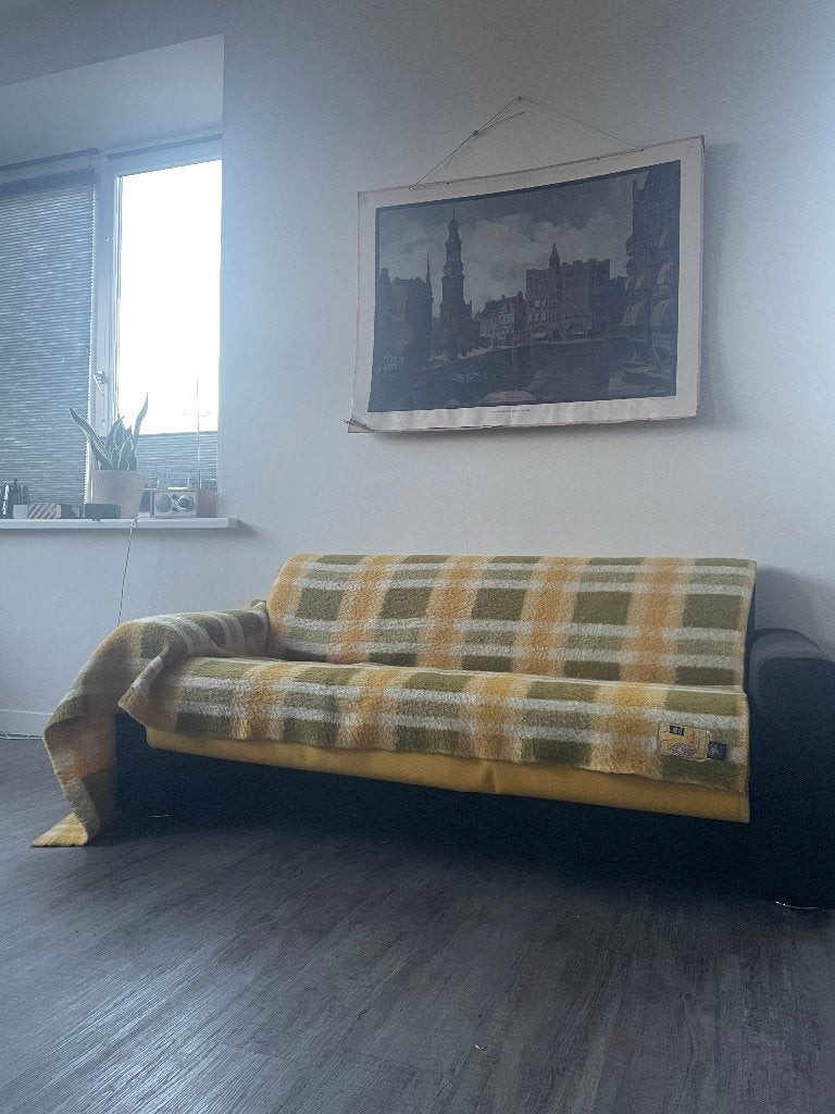 Ouderwetse wollen deken!, Huis en Inrichting, Gebruikt, Wol, Ophalen of Verzenden, 238 cm