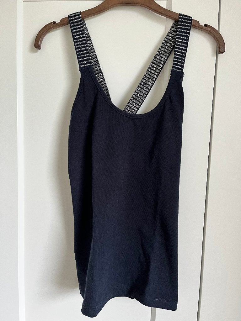 Hemdje Je M'Appelle marine zilver bandjes, Kleding | Dames, Blauw, Je M'Appelle, Ophalen of Verzenden, Zo goed als nieuw