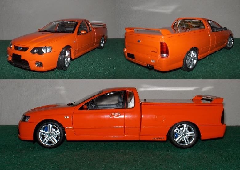 1/18 Ford BA Falcon FPV Pursuit Ute - Biante Blood Orange, Ophalen of Verzenden, Nieuw, Auto, Overige merken