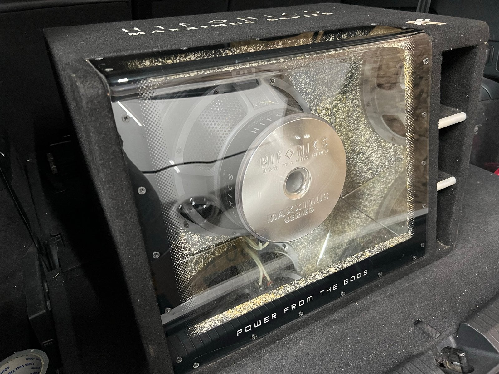 Complete Hifonics Car Audio Set: Subwoofer, Versterkers, Spe, Auto diversen, Ophalen, Gebruikt