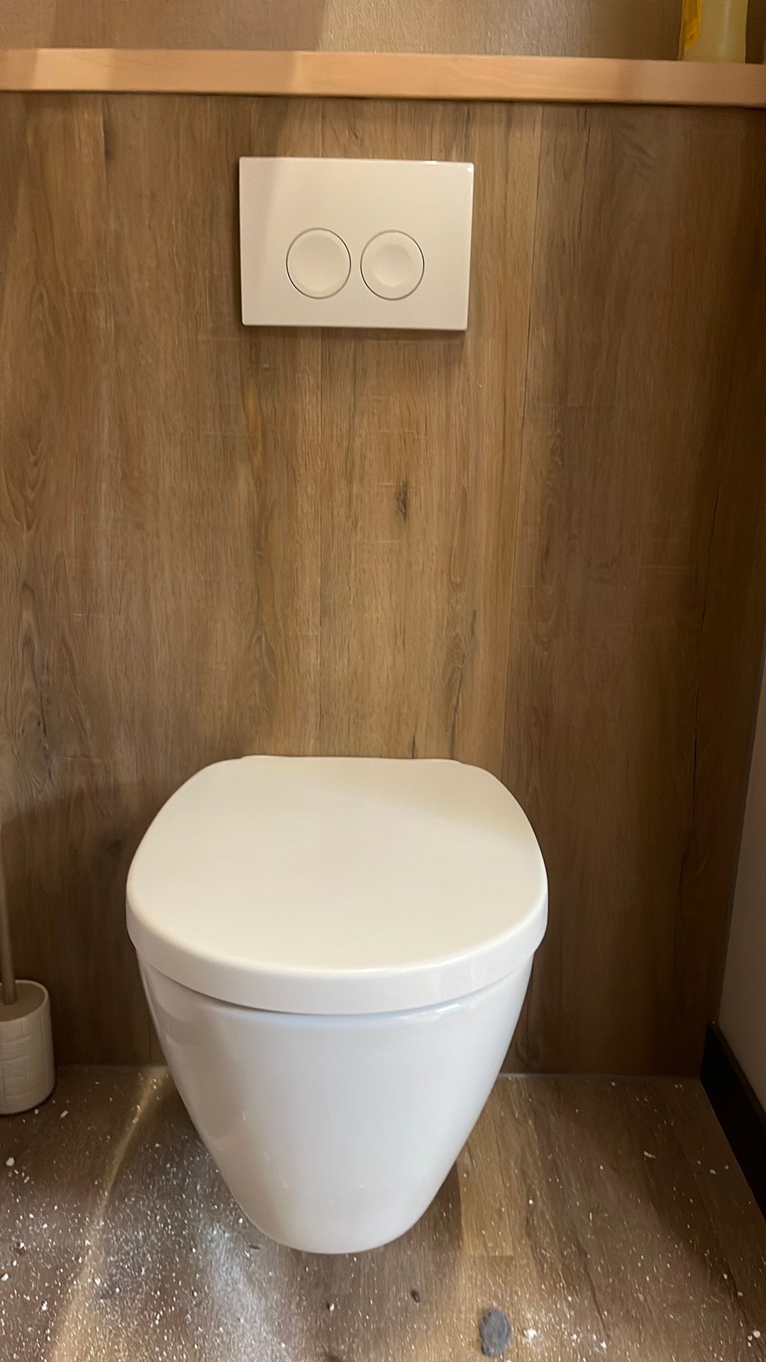 Ideal standard wc pot met bediengspaneel 2 jaar oud, Ophalen, Zo goed als nieuw, Toilet