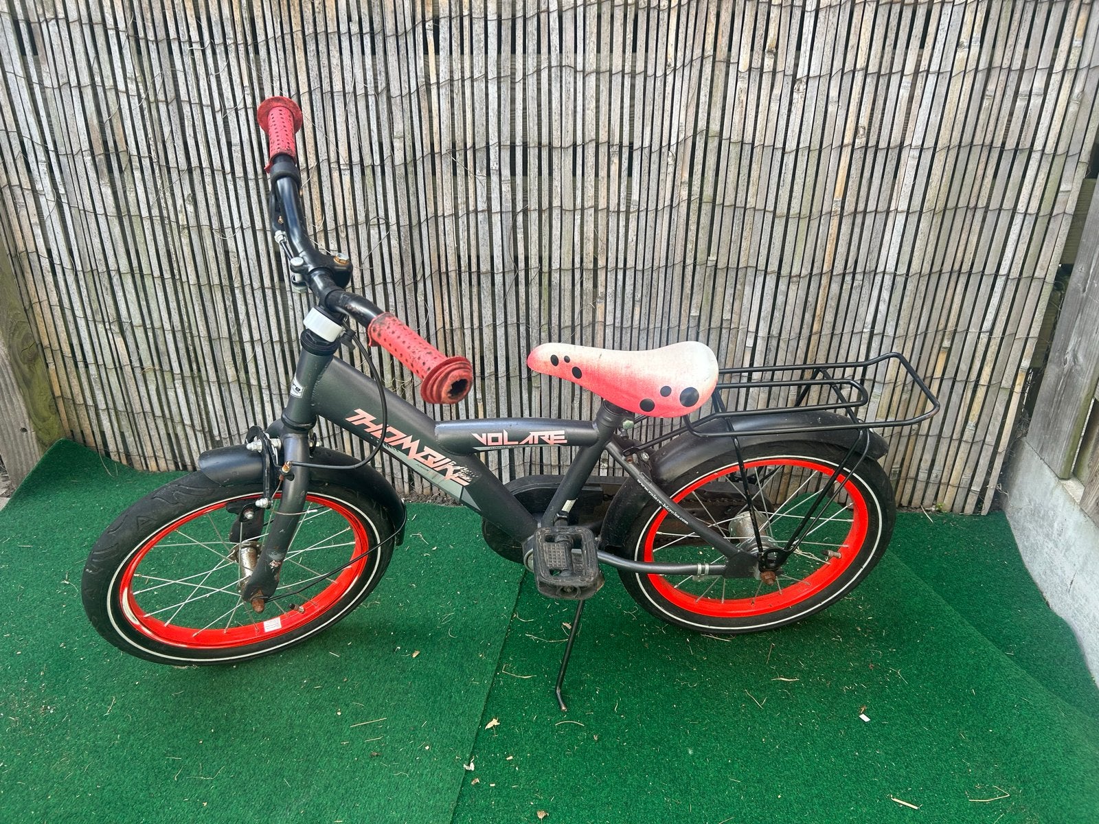 Jongens fiets, Fietsen en Brommers, Ophalen, Terugtraprem, Gebruikt, Handrem