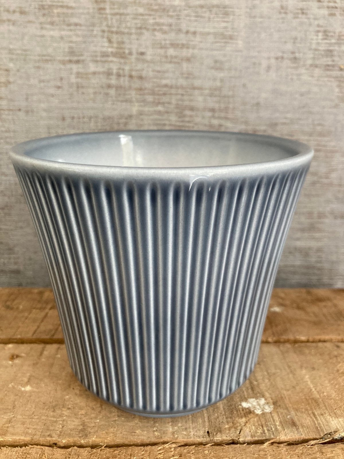 Vintage Germany bloempot, M12, in perfecte staat, Rond, Binnen, Ophalen of Verzenden, Zo goed als nieuw