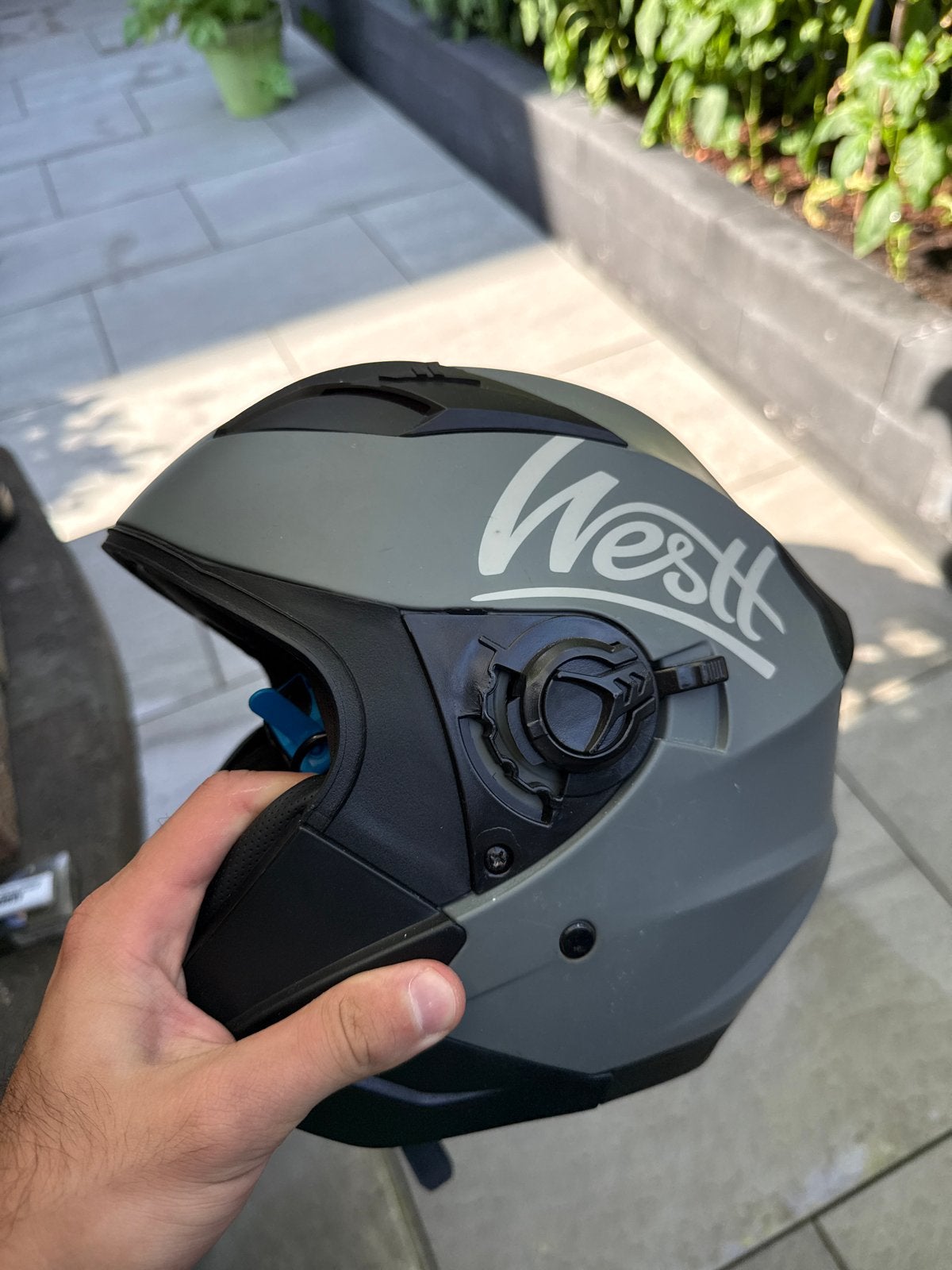 Westt Jethelm - Grijs - Maat M, Motoren, Overige merken, M, Heren, Jethelm