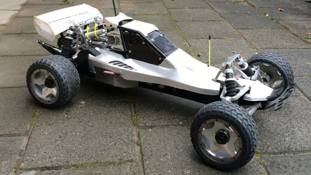 HPI Baja 5B 95% ge upgrade, Hobby en Vrije tijd, Ophalen, Benzine, Gebruikt, Auto onroad