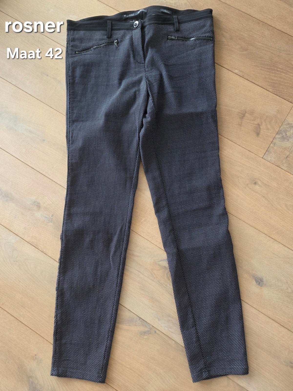 ROSNER Antonia_033 mid rise-skinny fit, maat 42, lengte 32, Kleding | Dames, Zwart, Maat 42/44 (L), Ophalen of Verzenden, Zo goed als nieuw