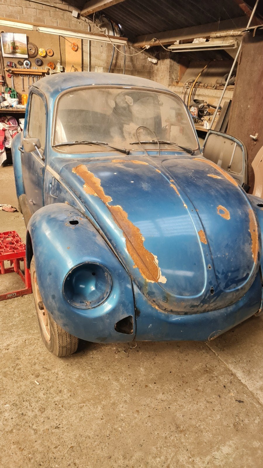 VW Kever 1303 1973, Ophalen