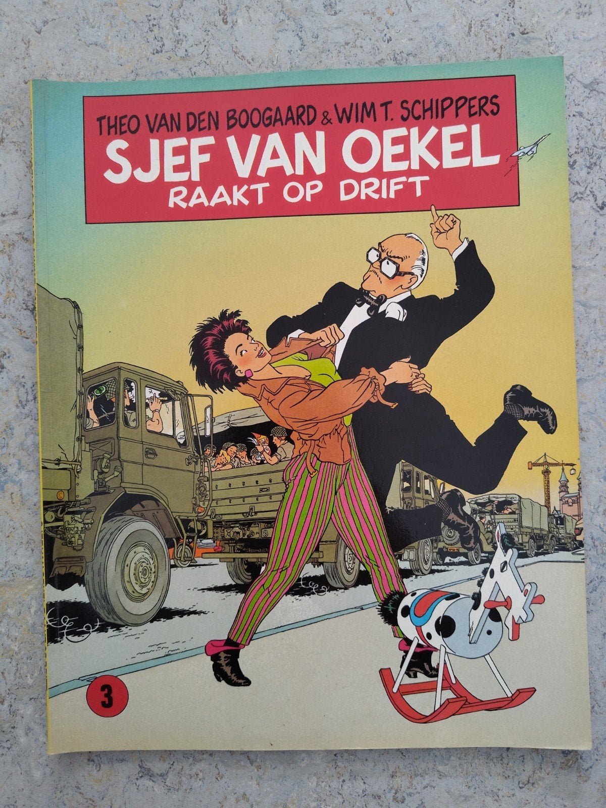 Sjef van Oekel Raakt op Drift - Stripboek, Eén stripboek, Ophalen of Verzenden, Gelezen, Wim T. Schippers / Theo van den Boogaard