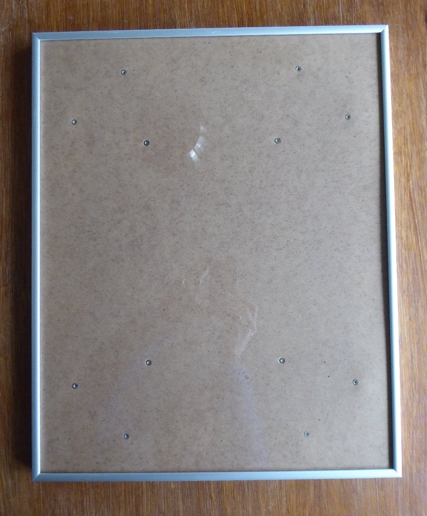 Wissellijst met metalen rand, Minder dan 50 cm, Gebruikt, 50 tot 75 cm, Metaal of Aluminium