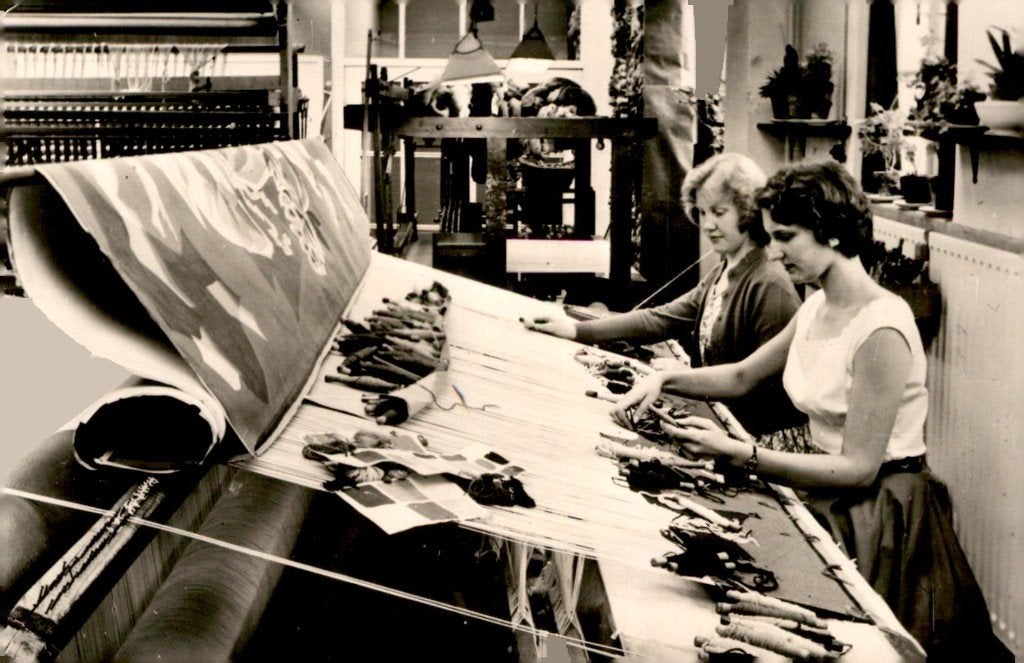 Laren NH Handweverij De Knipscheer # 961, Verzamelen, Ophalen of Verzenden, 1940 tot 1960, Ongelopen, Noord-Holland
