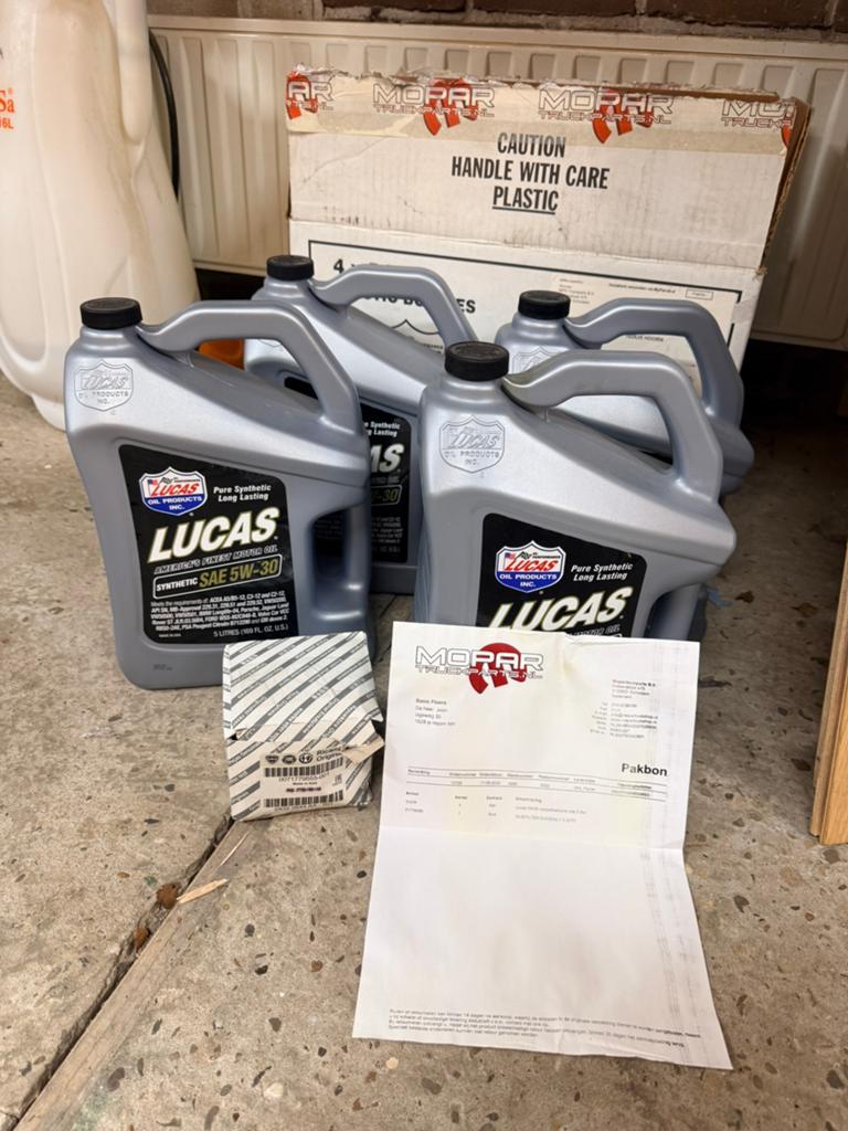Lucas olie 5W30 vol synthetisch 4x5 liter, Ophalen of Verzenden, Nieuw