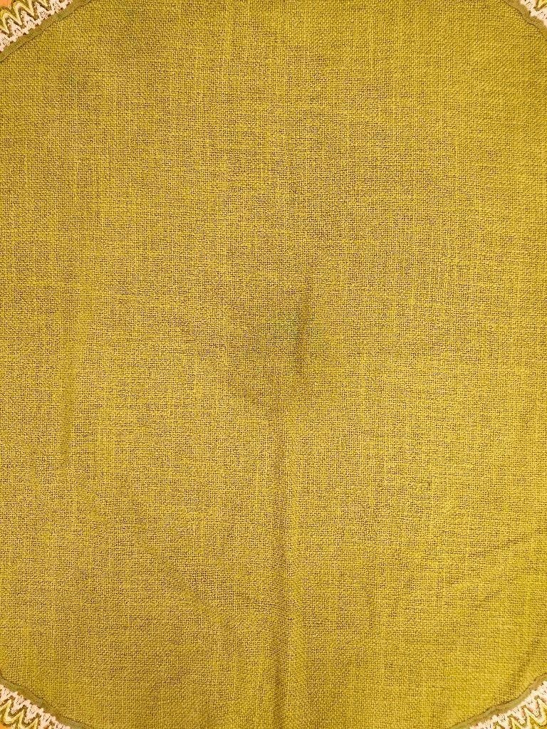 Groen rond tafelkleed 140/140, Djt@dejuistetoon.eu, Ophalen of Verzenden, Zo goed als nieuw, Mon Plaisir 19, Etten-Leur, Netherlands