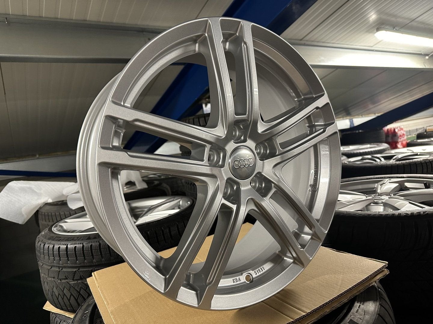 NIEUW 18inch VW AUDI Seat Skoda BMW RS Look Velgen! 5x112, 18 inch, -, -, Banden en Velgen