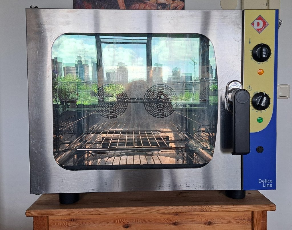 Diamond professionele elektrische convectieoven., Ophalen, 45 tot 50 cm, Hete lucht, 60 cm of meer