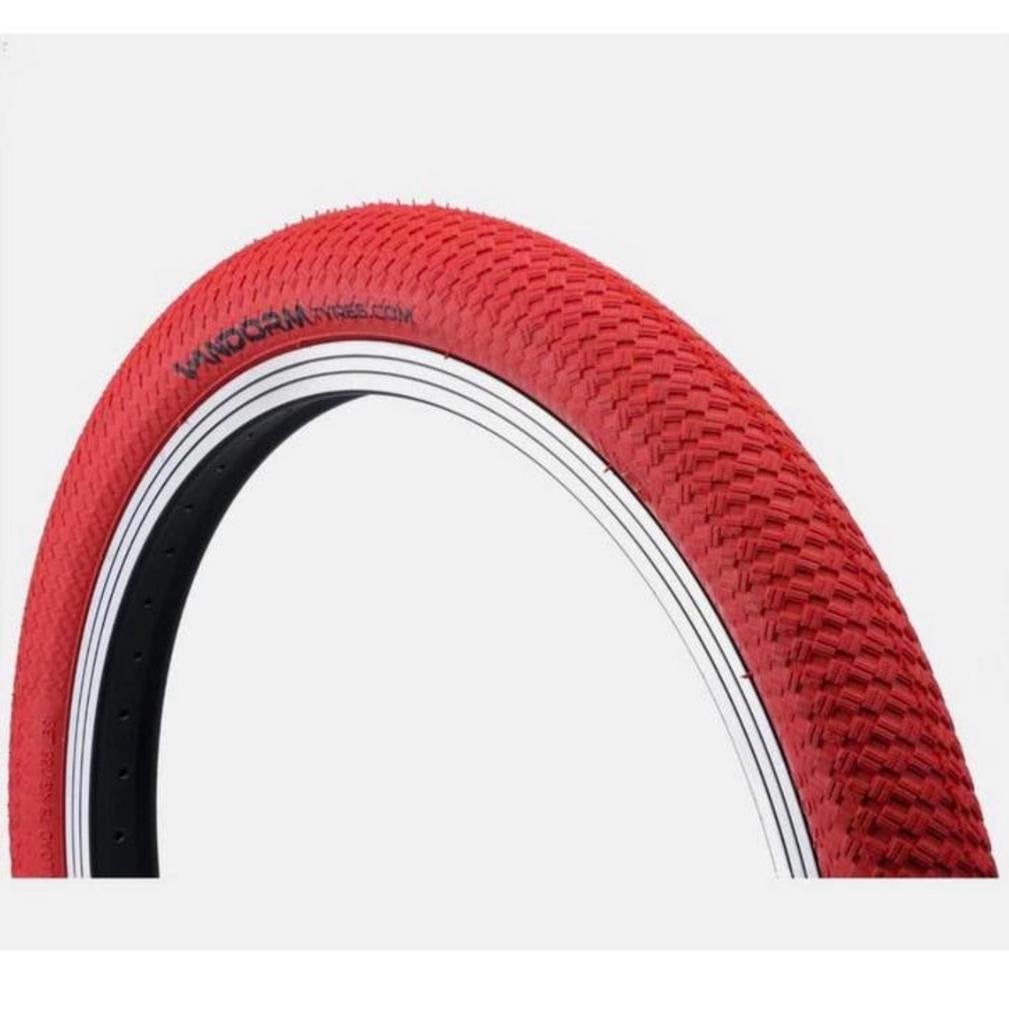 2X Rode band Vandorm DRIFTER R2R 20" x 2.00" BMX banden rood, Band, Nieuw, Ophalen of Verzenden, H