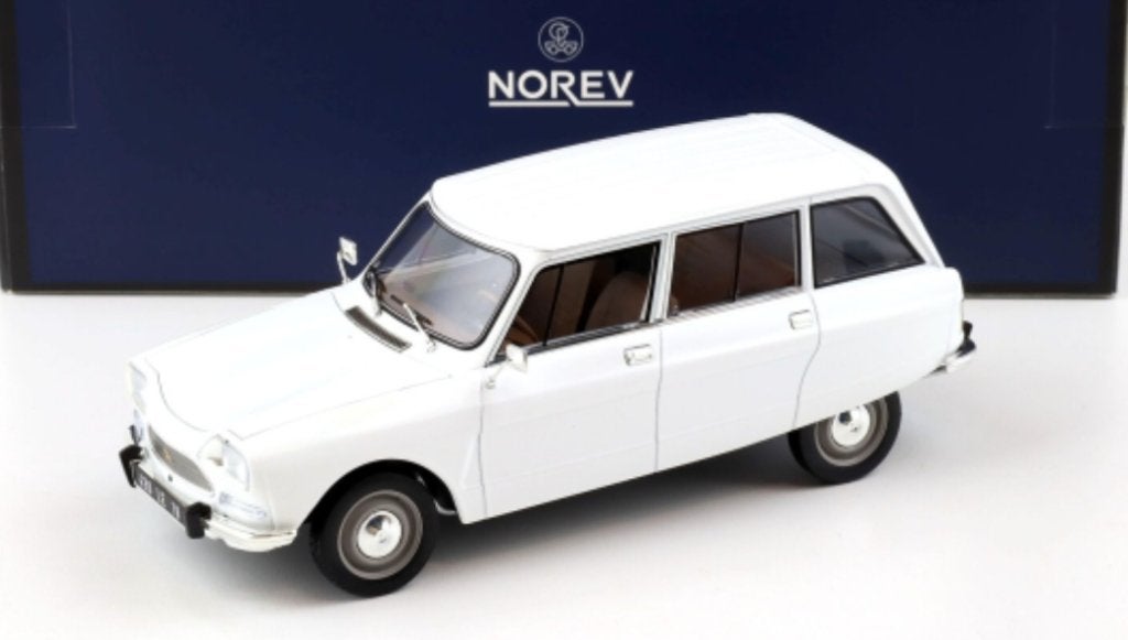 Citroen Ami 8 Break '75 Wit schaal 1/18 lim.ed. NOREV 181675