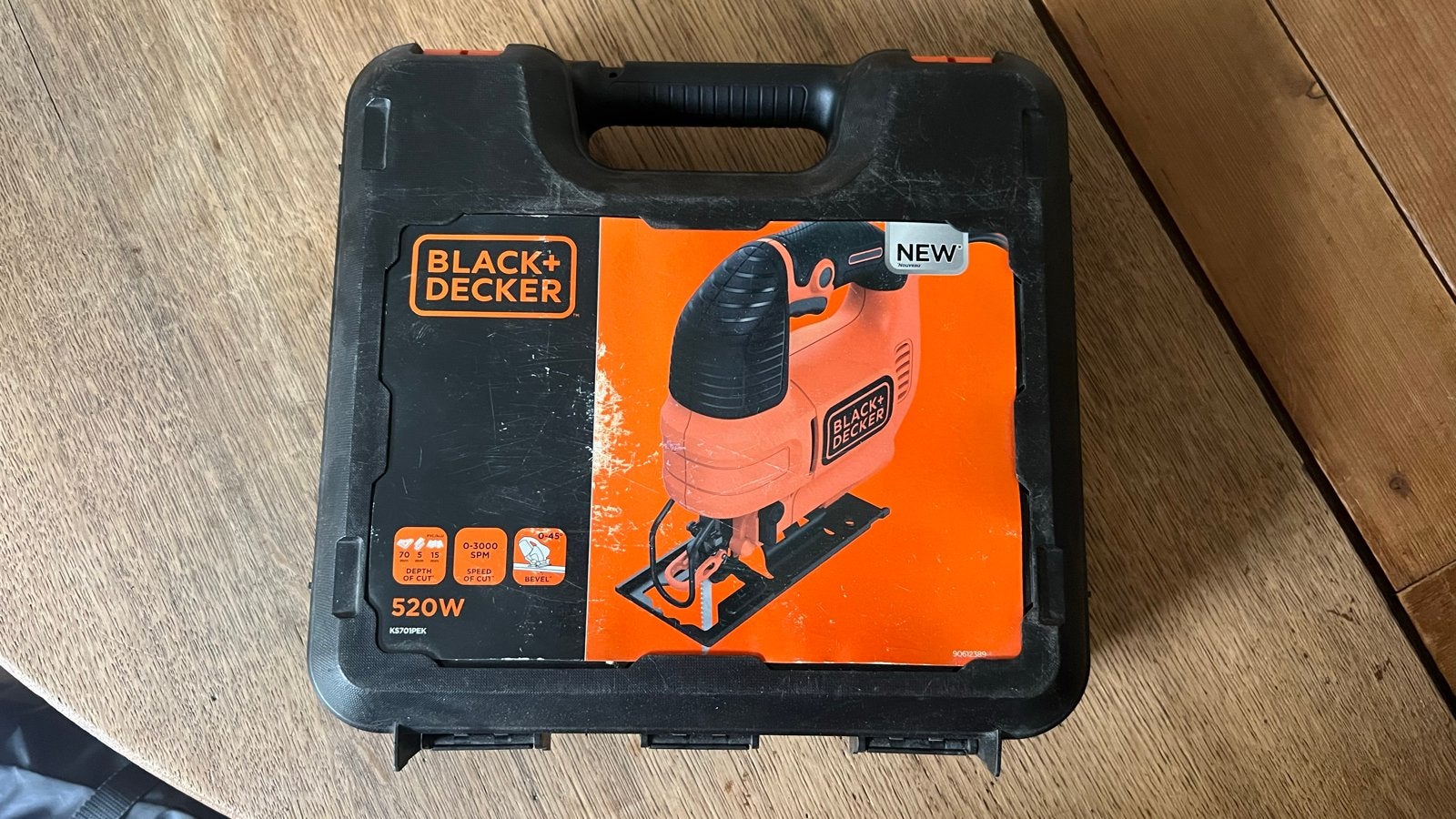 Black & Decker Decoupeerzaag in koffer, Ophalen, Gebruikt, Decoupeerzaag, 30 tot 70 mm