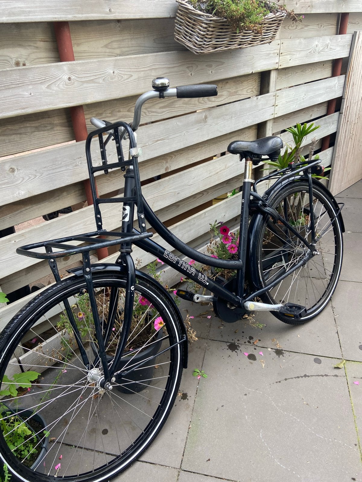 Cortina U4 Transportfiets Dames Zwart