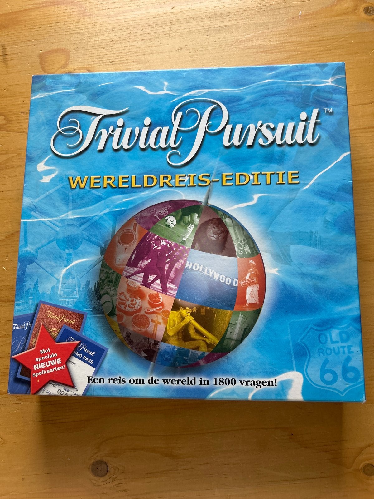 Trivial Pursuit Wereldreis-editie - Compleet Gezelschapsspel, Drie of vier spelers, Ophalen of Verzenden, Gebruikt