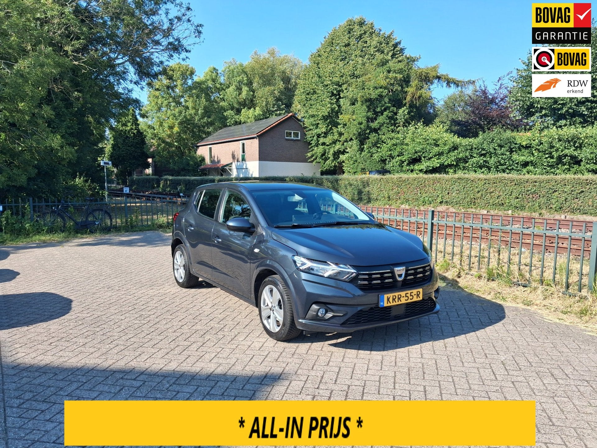 Dacia SANDERO 1.0 TCe 90 Comfort airco navi carplay ALLINPRI, 12 maanden, Stof, Gebruikt, Bedrijf