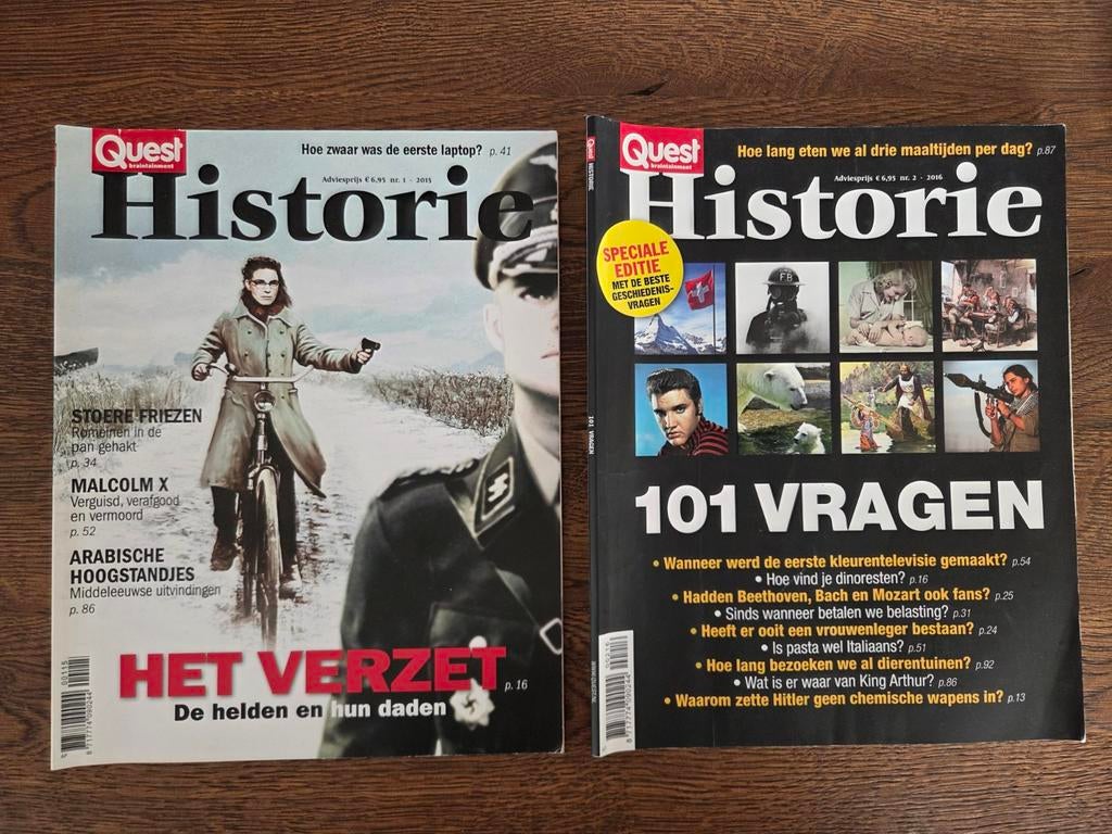 Quest Historie en Historia magazine specials, Ophalen of Verzenden, Wetenschap en Natuur