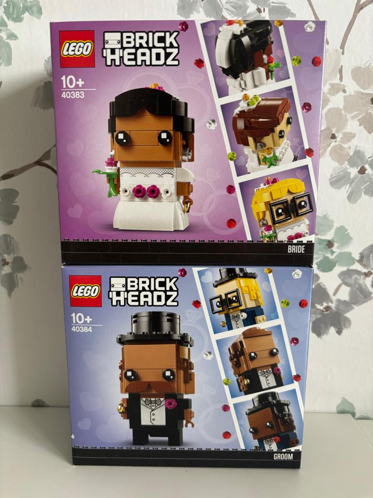 LEGO BrickHeadz Bruid (40383) & Bruidegom (40384) NIEUW, BrickHeadz, Lego, Nieuw, Ophalen of Verzenden