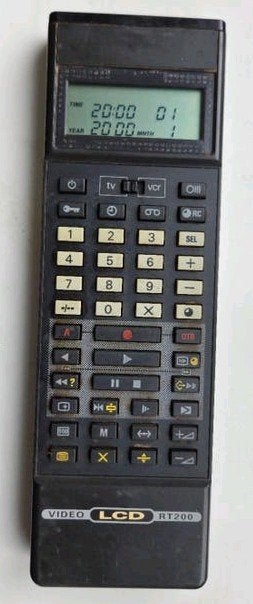 Philips rt 200 afstands bediening met LCD-scherm, Gebruikt, Ophalen of Verzenden, Met display, Tv