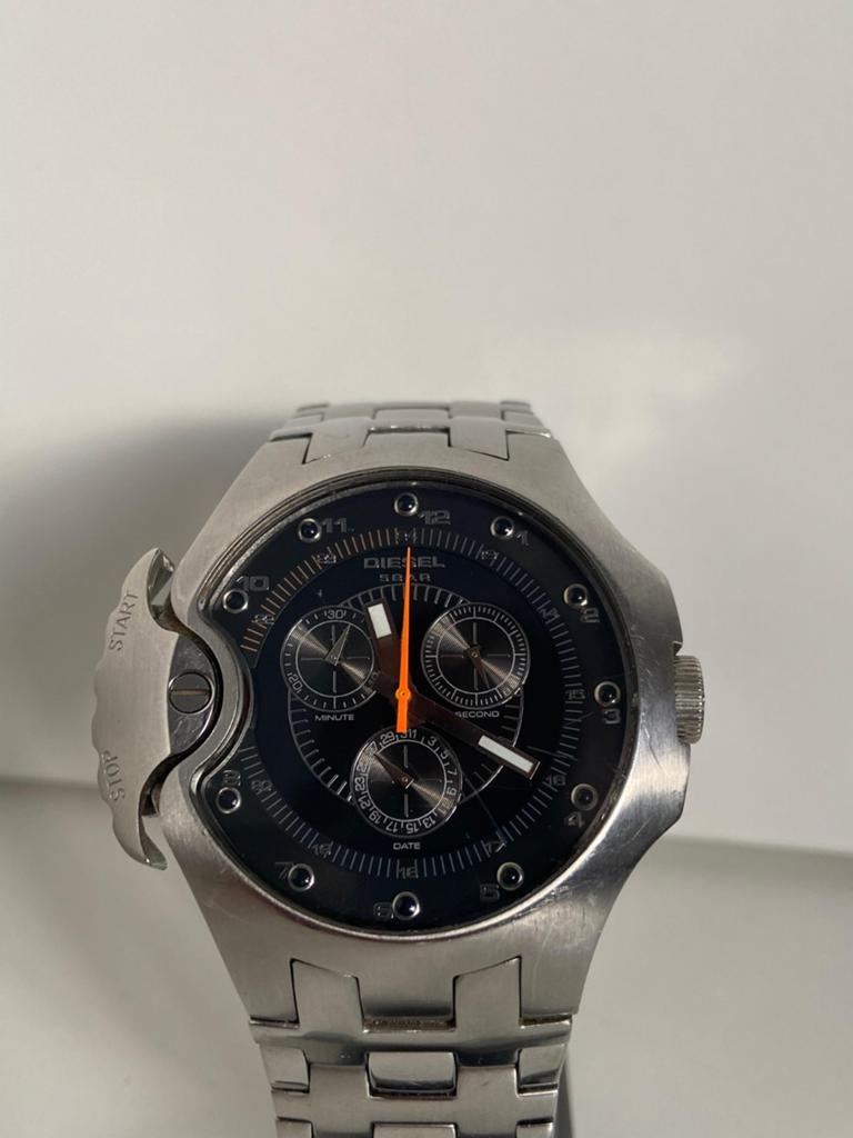 Diesel DZ 4130 Chronograaf Herenhorloge - Exclusief Model, Ophalen of Verzenden, Waterdicht, Zo goed als nieuw, Diesel