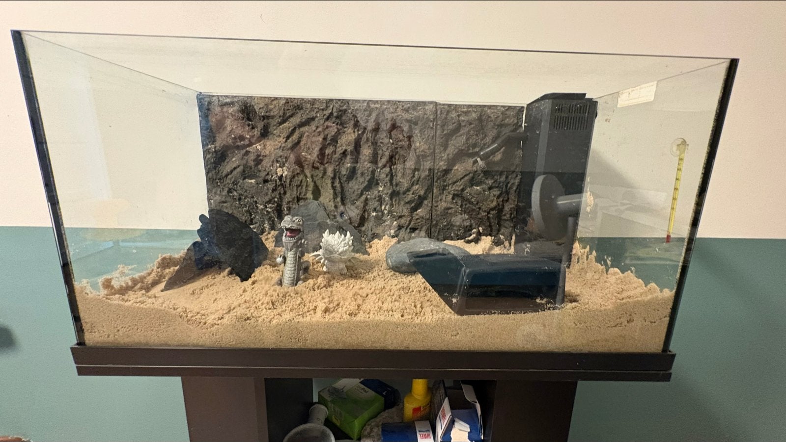 Juwel aquarium met veel accessoires, Ophalen, Leeg aquarium, Juwel, Gebruikt