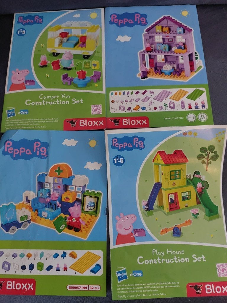 Peppa Pig bouwsetjes van Bloxx, Kinderen en Baby's, Ophalen, Zo goed als nieuw, Overige merken