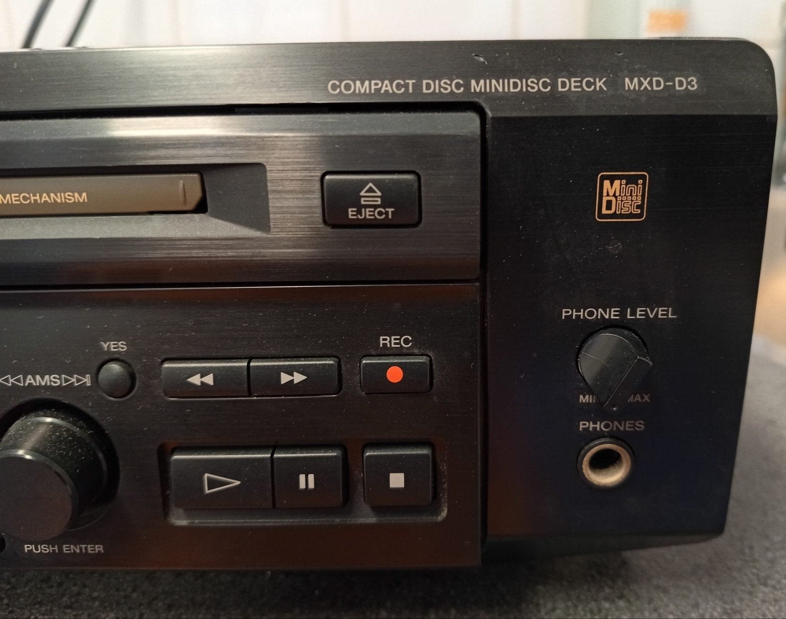 Sony MXD-D3 Compact Disc MiniDisc Deck - Vintage Audio, Ophalen, Gebruikt, Sony