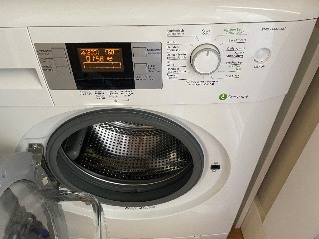 Beko WMB 71442 LMA Wasmachine - Goede staat, Ophalen, Gebruikt, Voorlader, Energieklasse A of zuiniger