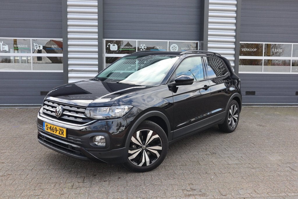 Volkswagen T-Cross 1.0 TSI Life, Auto's, Volkswagen, T-Cross, Gebruikt, Euro 6, Zwart