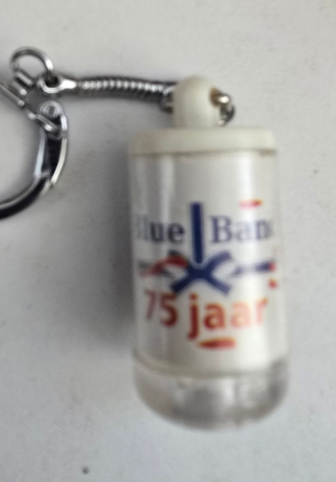 Sleutelhanger Blue Band 75 jaar, Verzamelen, Ophalen of Verzenden, Gebruikt, Merk