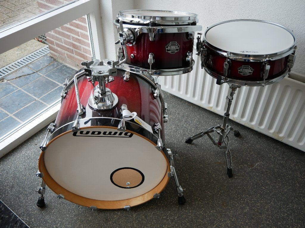 Ludwig element shellset 3 delig zeer mooi bieden, Ophalen, Heerenveen, Zo goed als nieuw, Ludwig