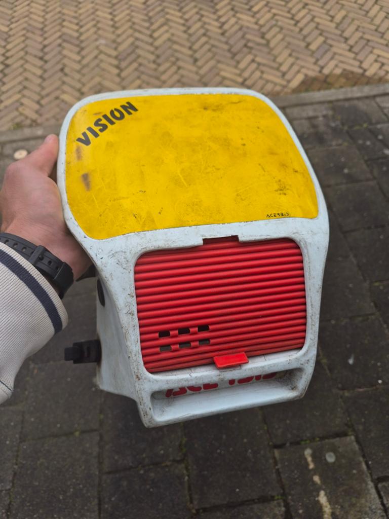 Acerbis koplamp met visier offroad, cross, dakar, Ophalen of Verzenden
