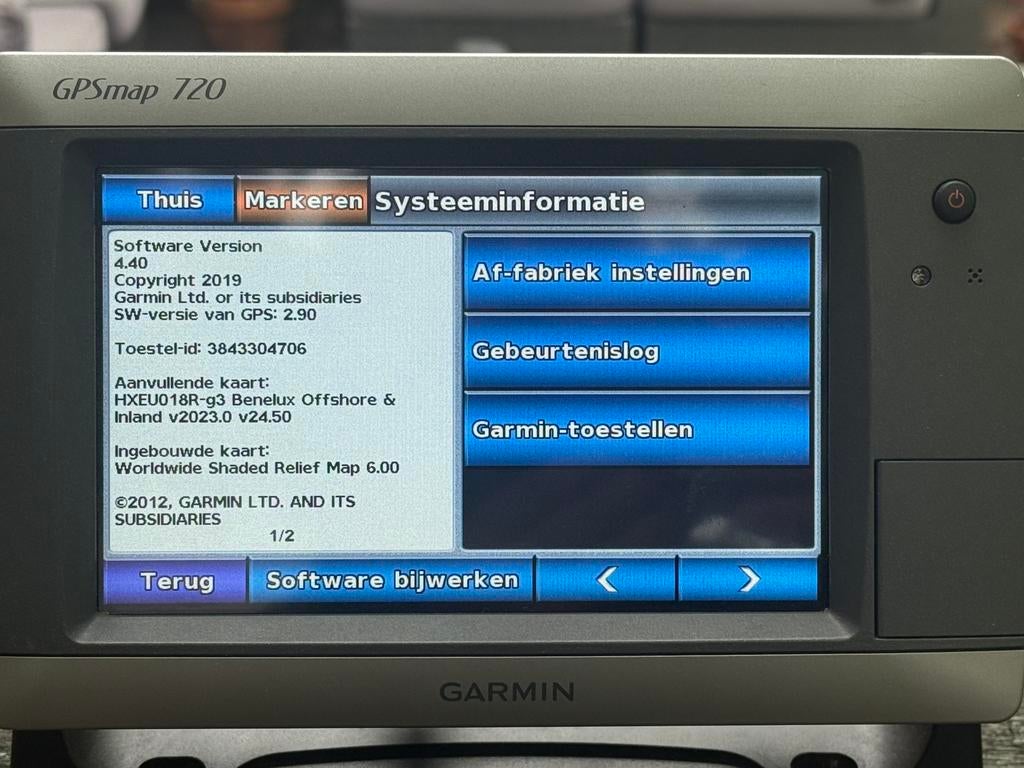 Garmin GPSMap 720 in keurige staat, Ophalen of Verzenden, Zo goed als nieuw, Gps of Kompas