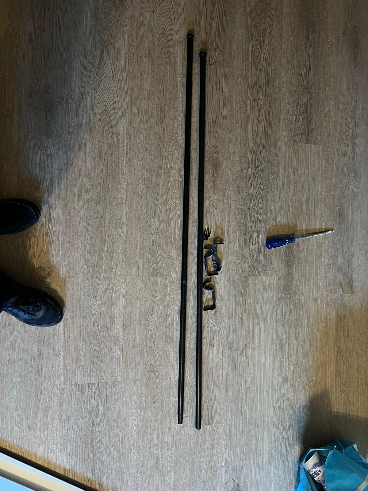 Gordijnroede  uitschuifbaar tot 240 cm, Ophalen of Verzenden, Zo goed als nieuw, Overige typen, 240 cm