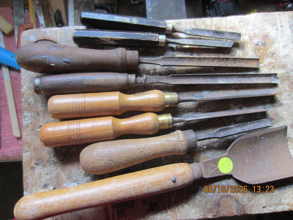 guts beitels, Doe-het-zelf en Verbouw, Ophalen of Verzenden, Gebruikt, Beitel