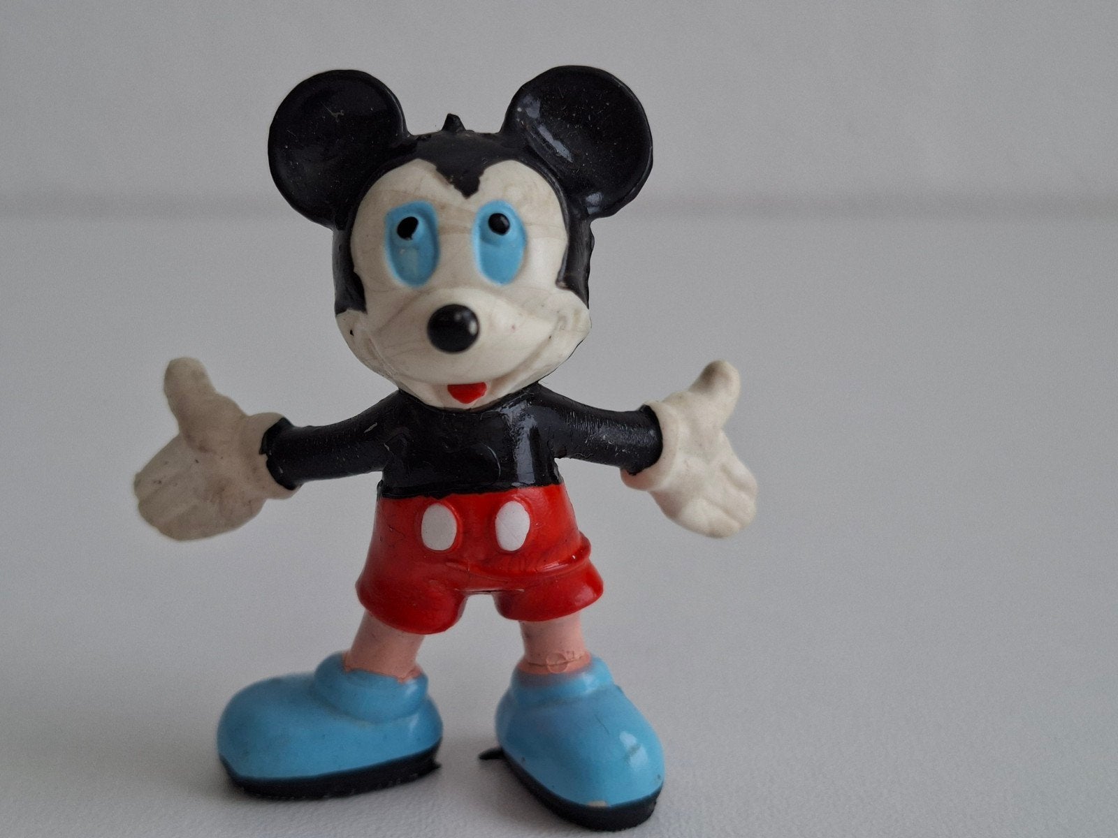 Vintage Mickey Mouse figuurtje - 5 cm hoog, Ophalen of Verzenden, Gebruikt