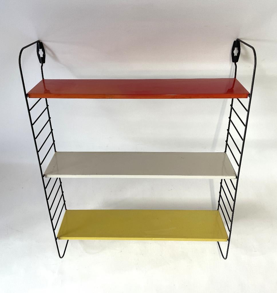Tomado metalen wandrek jaren '60 vintage, Huis en Inrichting, Woonaccessoires | Wandplanken en Boekenplanken, Gebruikt, Ophalen of Verzenden