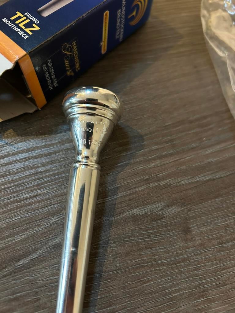 Tilz Trompet Mondstuk 10 1/2 C als nieuw, Ophalen of Verzenden, Nieuw, Bes-trompet