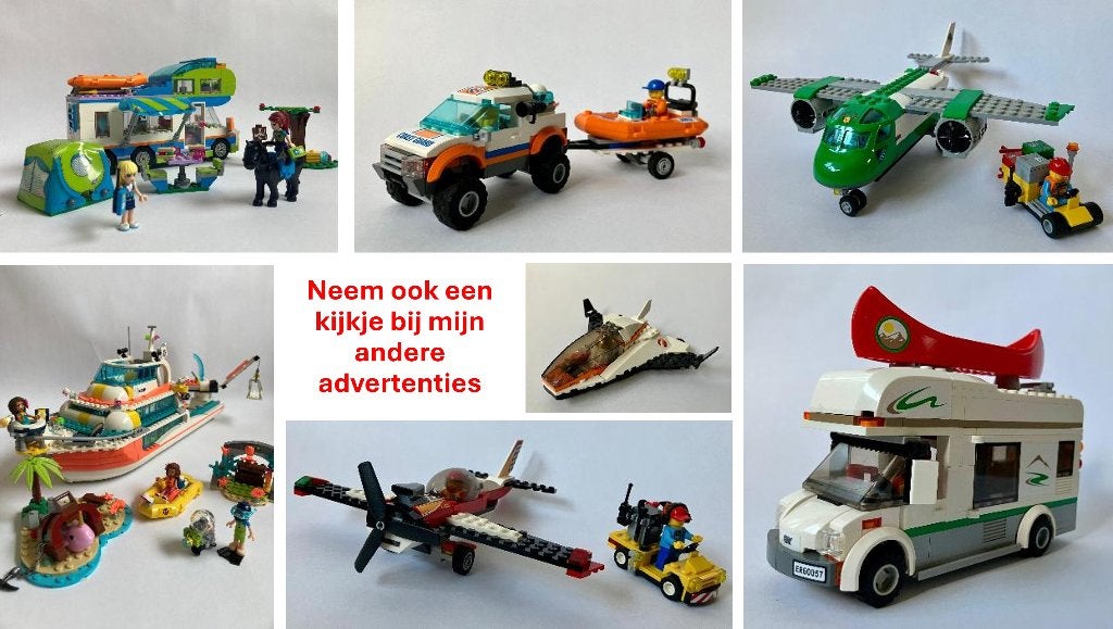 Foto 7 van Lego Friends 41339 Mia's camper met luifel, boot en tent