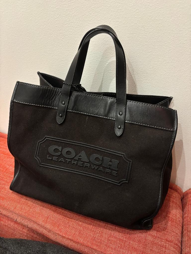 COACH TOTE / SHOPPER BAG, Sieraden, Tassen en Uiterlijk, Tassen | Damestassen, Ophalen of Verzenden, Zo goed als nieuw, Zwart