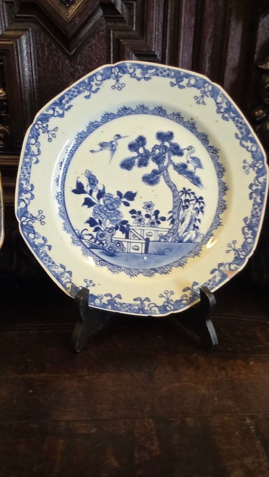 4 Chinees 18e eeuws poseleinen  borden, Ophalen of Verzenden