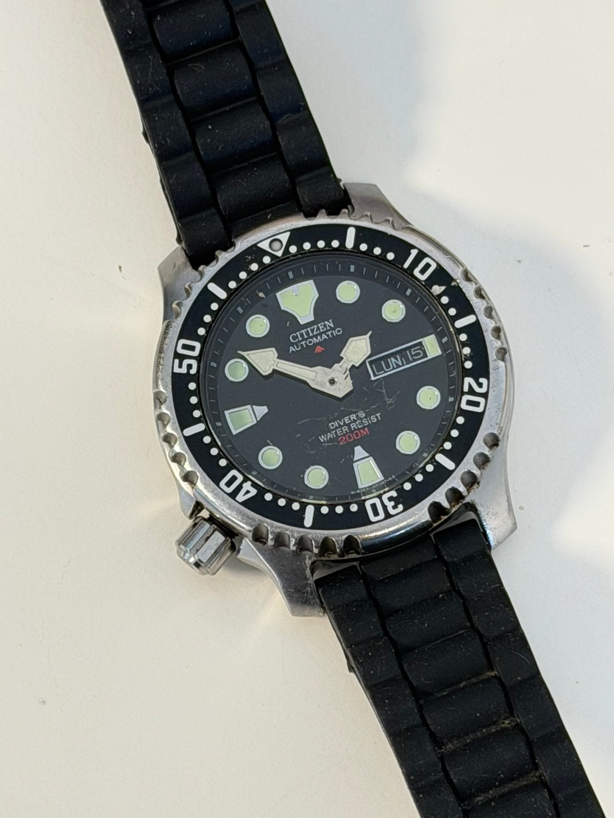 Citizen Promaster Automatic Diver 200M Duikhorloge horloge, Gebruikt, P, Zwart, P
