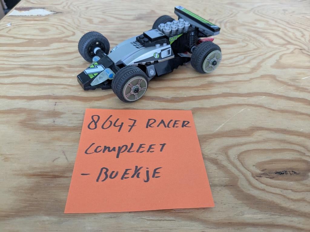 Lego Racers 8647: Night Racer - Compleet, Gebruikt, Lego, Ophalen of Verzenden, Compleet