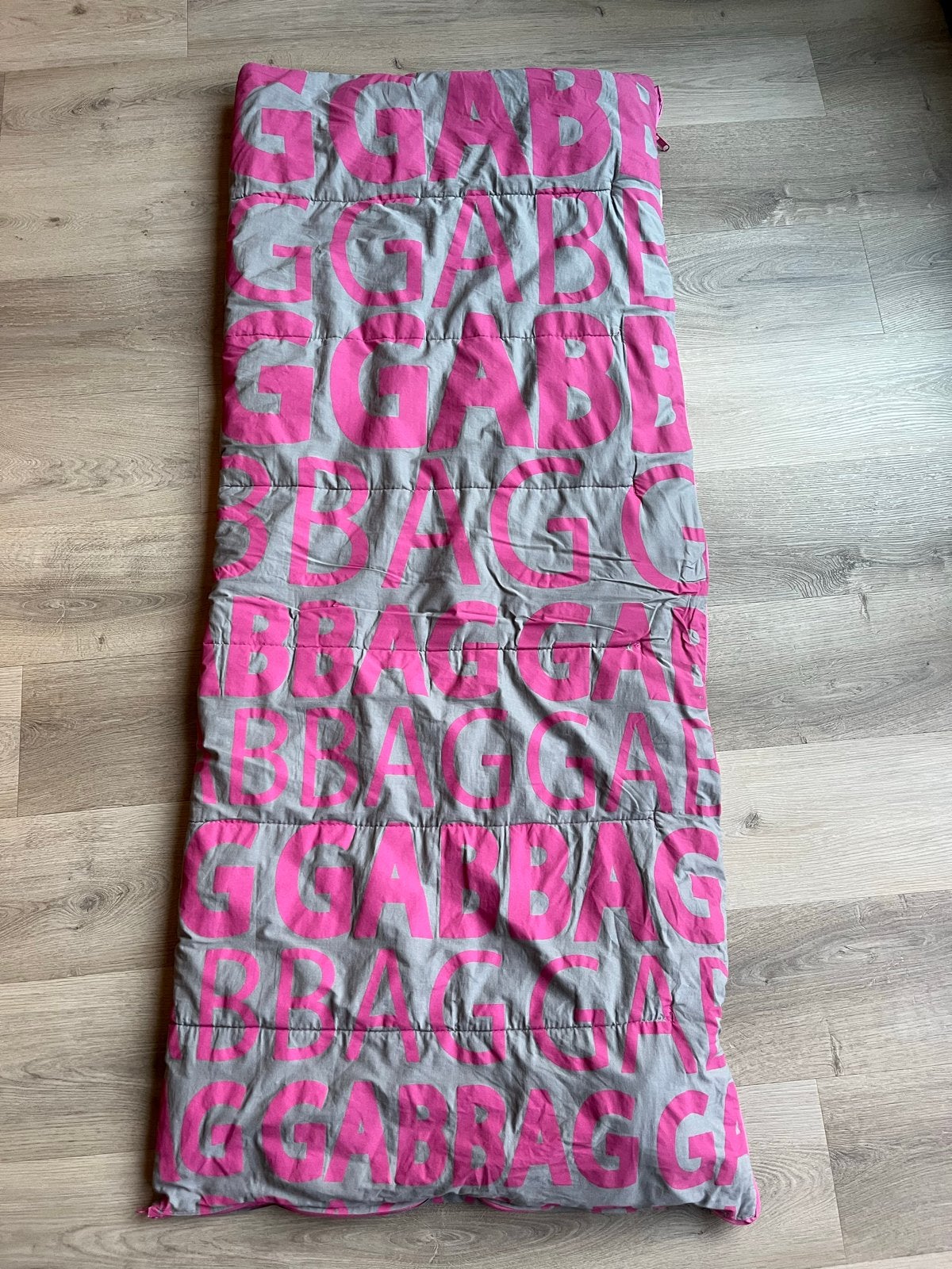 Gab Bag kinder slaapzak roze/grijs zo goed als nieuw!, Ophalen of Verzenden, Zo goed als nieuw