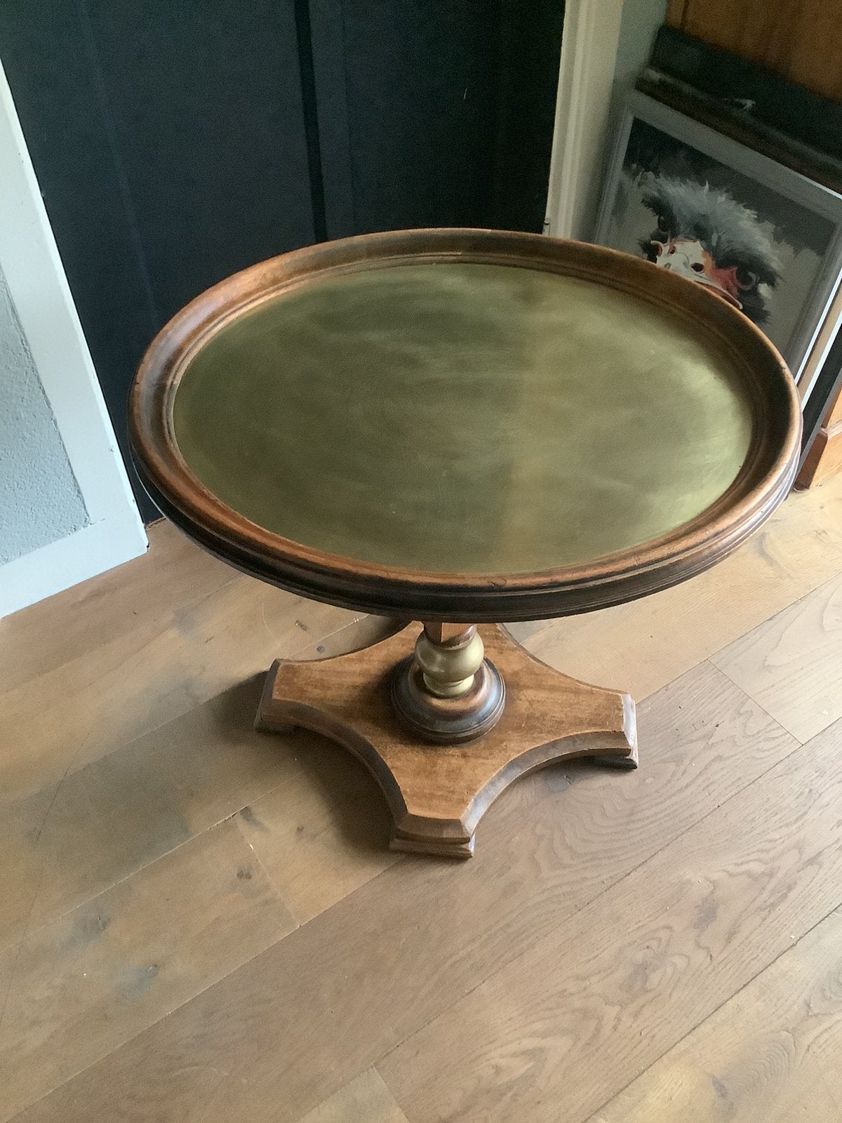 Wijntafel Engels klassiek regency stijl vintage antiek, Ophalen of Verzenden, Zo goed als nieuw, Ovaal