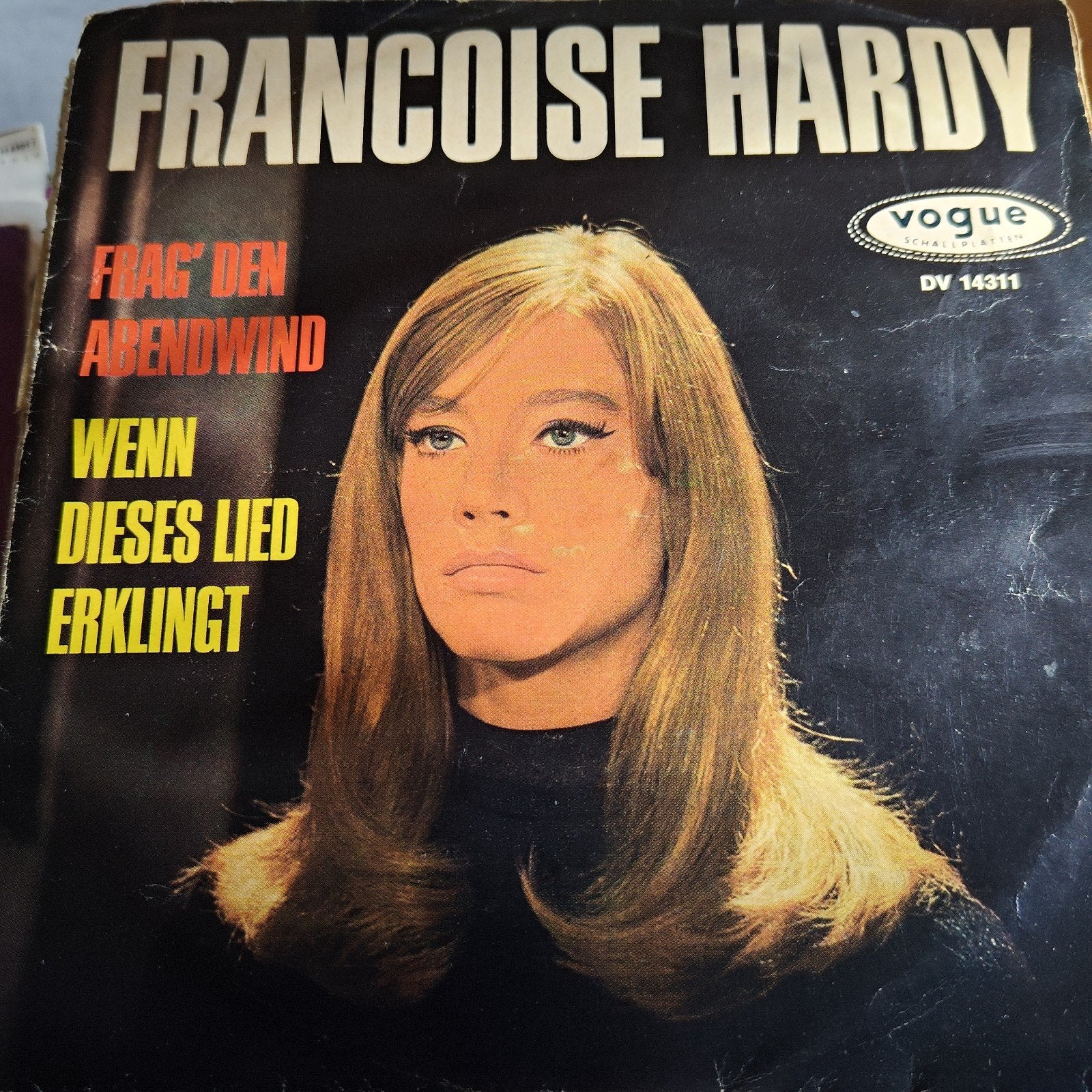 Françoise Hardy  Frag' den Abendwind / Wenn dieses Lied erkl, Cd's en Dvd's, Gebruikt, Originele persing, 7 inch, Ophalen of Verzenden